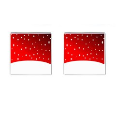 Christmas Background  Cufflinks (square) by Nexatart