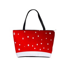 Christmas Background  Shoulder Handbags