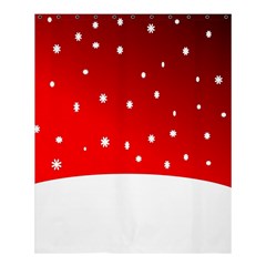 Christmas Background  Shower Curtain 60  x 72  (Medium) 