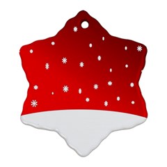 Christmas Background  Ornament (Snowflake)