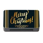 Christmas Gold Black Frame Noble Memory Card Reader with CF Front