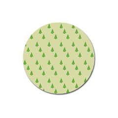 Christmas Wrapping Paper Pattern Magnet 3  (round) by Nexatart