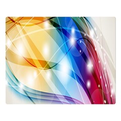 Colour Abstract Double Sided Flano Blanket (large)  by Nexatart