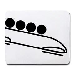 Bobsleigh Pictogram Large Mousepads