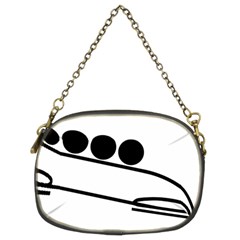 Bobsleigh Pictogram Chain Purses (Two Sides) 