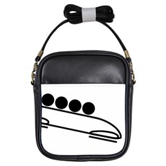 Bobsleigh Pictogram Girls Sling Bags