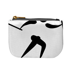 Cross Country Skiing Pictogram Mini Coin Purses by abbeyz71