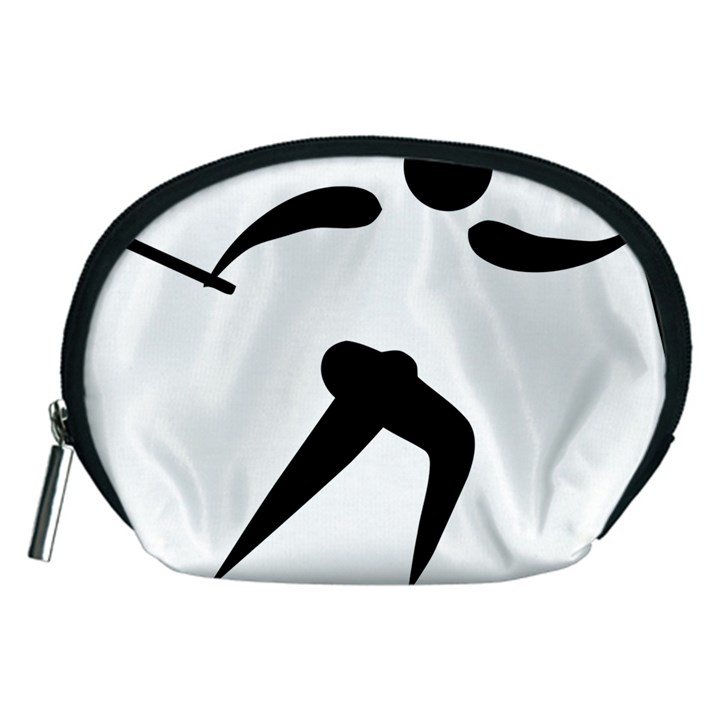 Cross Country Skiing Pictogram Accessory Pouches (Medium) 