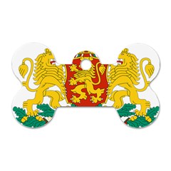 Coat Of Arms Of Bulgaria Dog Tag Bone (two Sides)