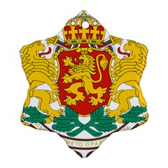 Coat Of Arms Of Bulgaria Snowflake Ornament (two Sides)