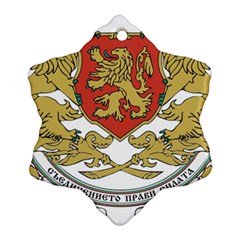 Coat Of Arms Of Bulgaria (1946-1948) Snowflake Ornament (two Sides)