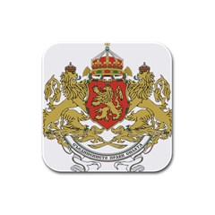 Coat Of Arms Of Bulgaria (1927-1946) Rubber Square Coaster (4 Pack)  by abbeyz71