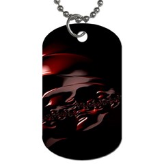 Fractal Mathematics Abstract Dog Tag (Two Sides)