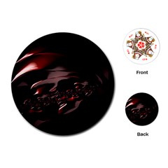 Fractal Mathematics Abstract Playing Cards (Round) 