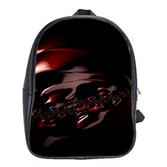 Fractal Mathematics Abstract School Bags(Large) 