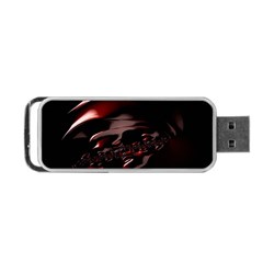 Fractal Mathematics Abstract Portable USB Flash (Two Sides)