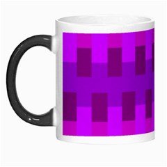 Geometric Cubes Pink Purple Blue Morph Mugs by Nexatart