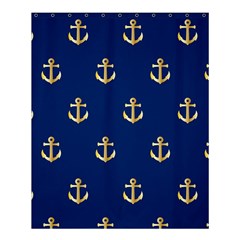 Gold Anchors Background Shower Curtain 60  X 72  (medium) 