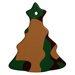 Military Camouflage Ornament (christmas Tree) 