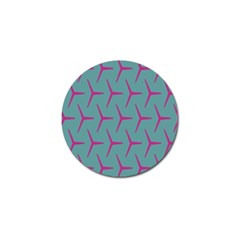 Pattern Background Structure Pink Golf Ball Marker by Nexatart