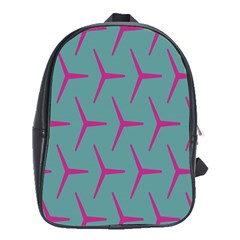 Pattern Background Structure Pink School Bags (xl)  by Nexatart