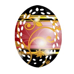 Pattern Vectors Illustration Oval Filigree Ornament (two Sides) by Nexatart