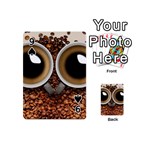 Owl Coffee Art Playing Cards 54 (Mini)  Front - Spade9