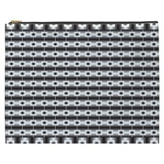 Pattern Background Texture Black Cosmetic Bag (xxxl) 