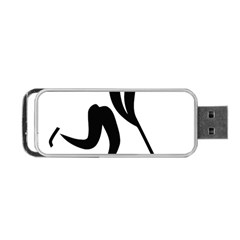 Ice Hockey Pictogram Portable USB Flash (Two Sides)