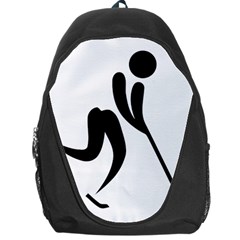 Ice Hockey Pictogram Backpack Bag