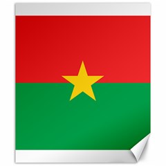 Flag Of Burkina Faso Canvas 20  X 24   by abbeyz71