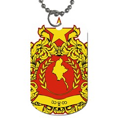 State Seal Of Myanmar Dog Tag (one Side)