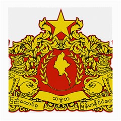 State Seal Of Myanmar Medium Glasses Cloth