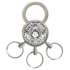 State Seal Of Burma, 1948-1974 3-ring Key Chains
