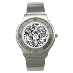State Seal Of Burma, 1948-1974 Stainless Steel Watch