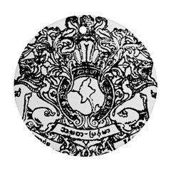 State Seal Of Burma, 1948-1974 Round Ornament (two Sides)