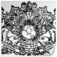 State Seal Of Burma, 1948-1974 Canvas 16  X 16  