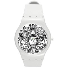 State Seal Of Burma, 1948-1974 Round Plastic Sport Watch (m)