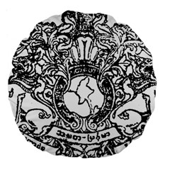State Seal Of Burma, 1948-1974 Large 18  Premium Round Cushions
