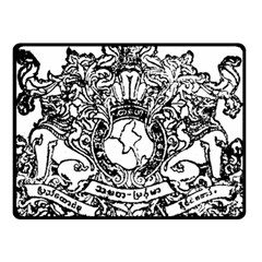 State Seal Of Burma, 1948-1974 Double Sided Fleece Blanket (small) 