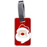 Santa Claus Xmas Christmas Luggage Tags (One Side)  Front