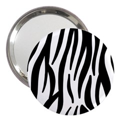 Seamless Zebra Pattern 3  Handbag Mirrors by Nexatart