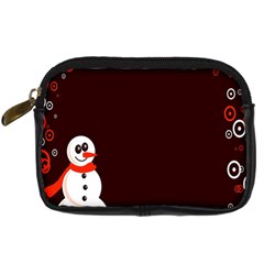 Snowman Holidays, Occasions, Christmas Digital Camera Cases by Nexatart