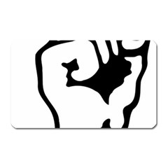 Skeleton Right Hand Fist Raised Fist Clip Art Hand 00wekk Clipart Magnet (rectangular)