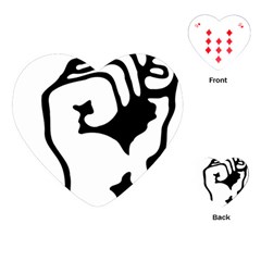Skeleton Right Hand Fist Raised Fist Clip Art Hand 00wekk Clipart Playing Cards (heart)  by Foxymomma