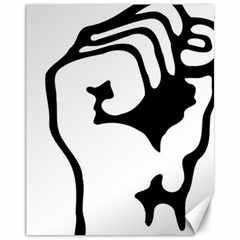 Skeleton Right Hand Fist Raised Fist Clip Art Hand 00wekk Clipart Canvas 11  X 14  