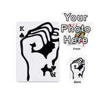 Skeleton Right Hand Fist Raised Fist Clip Art Hand 00wekk Clipart Playing Cards 54 (Mini)  Front - SpadeK