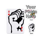 Skeleton Right Hand Fist Raised Fist Clip Art Hand 00wekk Clipart Playing Cards 54 (Mini)  Front - Diamond8