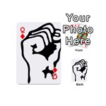 Skeleton Right Hand Fist Raised Fist Clip Art Hand 00wekk Clipart Playing Cards 54 (Mini)  Front - DiamondQ