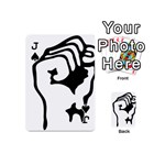 Skeleton Right Hand Fist Raised Fist Clip Art Hand 00wekk Clipart Playing Cards 54 (Mini)  Front - SpadeJ